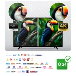 Antena wewnętrzna zewnętrzna TV ultra HD 4K Berdsen BD-955 biała