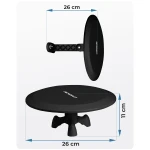 Antena wewnętrzna zewnętrzna TV ultra HD 4K Berdsen BD-955 czarna