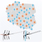 Antena zewnętrzna kierunkowa TV ultra HD 4K Berdsen BD-951