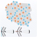 Antena zewnętrzna kierunkowa TV ultra HD 4K Berdsen BD-953