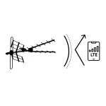 Antena zewnętrzna kierunkowa TV ultra HD 4K Berdsen BD-954