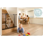 Barierka bramka zabezpieczająca czarna Nukido 718300