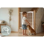 Barierka bramka zabezpieczająca biała Nukido 718000