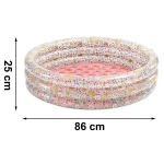 Basen dmuchany brodzik kwiatki 86x25 cm INTEX 58427