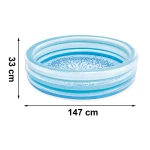 Basen dmuchany brodzik Mozaika 147x33 cm INTEX 58467