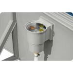 Basen ogrodowy panelowy całoroczny 500x366x122 cm 13w1 Bestawy 56586