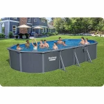 Basen ogrodowy panelowy całoroczny 732x366x132 cm 13w1 Bestawy 561CW