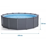 Basen ogrodowy panelowy 478 x 124 cm 18w1 INTEX 26384