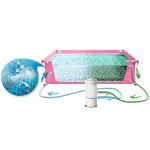 Basen ogrodowy stelażowy 220 x 150 x 60 cm 15w1 INTEX 28266