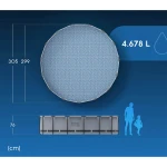 Basen ogrodowy stelażowy 305 x 76 cm 9w1 Bestway 56408