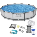 Basen ogrodowy stelażowy 366 x 76 cm 9w1 Bestway 56416