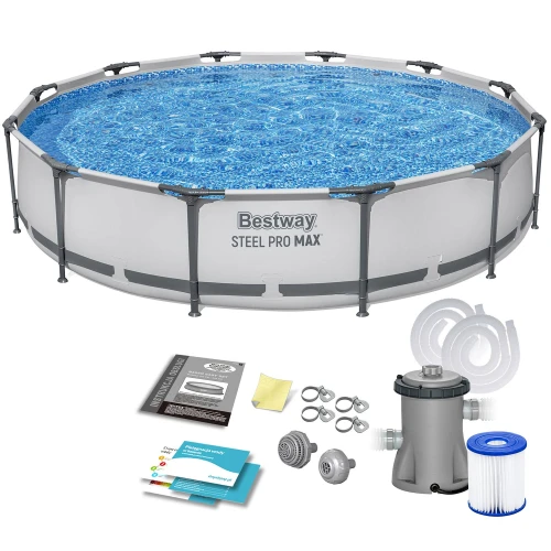 Basen ogrodowy stelażowy 366 x 76 cm 9w1 Bestway 56416