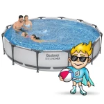 Basen ogrodowy stelażowy 366 x 76 cm 16w1 Bestway 56416