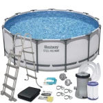 Basen ogrodowy stelażowy 396 x 122 cm 11w1 Bestway 5618W