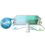 Basen ogrodowy stelażowy 400 x 200 x 100 cm 4w1 INTEX 26788