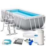 Basen ogrodowy stelażowy 400 x 200 x 100 cm 4w1 INTEX 26788