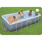 Basen ogrodowy stelażowy 404 x 201 x 100 cm 18w1 Bestway 56721