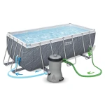 Basen ogrodowy stelażowy 412 x 201 x 122 cm 17w1 Bestway 56722