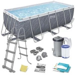 Basen ogrodowy stelażowy 412 x 201 x 122 cm 11w1 Bestway 56722