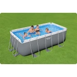 Basen ogrodowy stelażowy 412x201x122 cm 17w1 Bestway 56456N