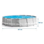 Basen ogrodowy stelażowy 427 x 107 cm 12w1 INTEX 26720