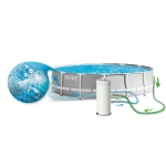 Basen ogrodowy stelażowy 427 x 107 cm 17w1 INTEX 26720
