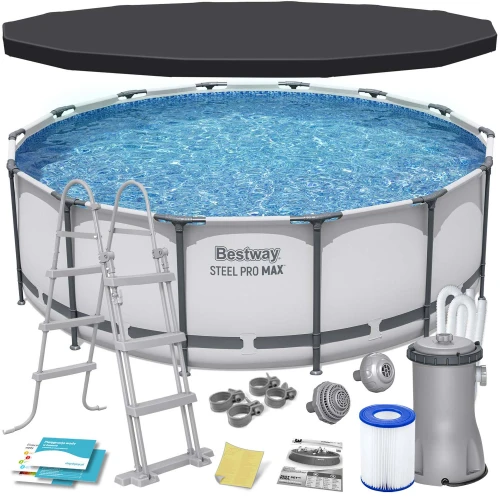 Basen ogrodowy stelażowy 427 x 122 cm 12w1 Bestway 5612X