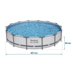 Basen ogrodowy stelażowy 427 x 84 cm 17w1 Bestway 56595