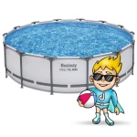 Basen ogrodowy stelażowy 427 x 107 cm 19w1 Bestway 56950