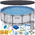 Basen ogrodowy stelażowy 427 x 122 cm 19w1 Bestway 5612X