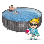 Basen ogrodowy stelażowy 427 x 107 cm 11w1 Bestway 5614Z