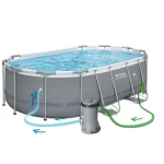Basen ogrodowy stelażowy 427 x 250 x 100 cm 18w1 Bestway 56620