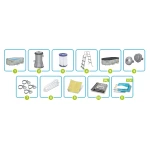 Basen ogrodowy stelażowy 427 x 250 x 100 cm 12w1 Bestway 56714N