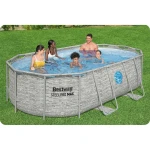 Basen ogrodowy stelażowy 427 x 250 x 100 cm 12w1 Bestway 56714N
