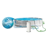 Basen ogrodowy stelażowy 457 x 107 cm 12w1 INTEX 26724 