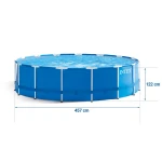 Basen ogrodowy stelażowy 457 x 122 cm 21w1 INTEX 28242