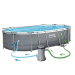 Basen ogrodowy stelażowy 488 x 305 x 107 cm 12w1 Bestway 56448