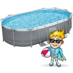 Basen ogrodowy stelażowy 488 x 305 x 107 cm 12w1 Bestway 56448