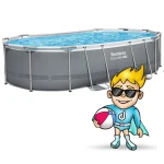 Basen ogrodowy stelażowy 488 x 305 x 107 cm 18w1 Bestway 56448