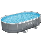 Basen ogrodowy stelażowy 488 x 305 x 107 cm 18w1 Bestway 56448