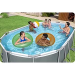 Basen ogrodowy stelażowy 488 x 305 x 107 cm 18w1 Bestway 56448