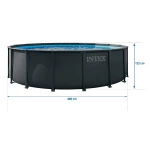 Basen ogrodowy stelażowy 488 x 122 cm 11w1 INTEX 26326ND