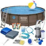 Basen ogrodowy stelażowy 549 x 122 cm 18w1 Bestway 56977