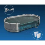 Basen ogrodowy stelażowy 549 x 274 x 122 cm 12w1 Bestway 56710