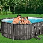 Basen ogrodowy stelażowy 610 x 366 x 122 cm 18w1 Bestway 5611R + hulajnoga GRATIS