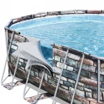 Basen ogrodowy stelażowy 610 x 366 x 122 cm 20w1 Bestway 56719