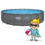 Basen ogrodowy stelażowy 610 x 132 cm 11w1 Bestway 561KE