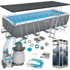 Basen ogrodowy stelażowy 640 x 274 x 132 cm 11w1 Bestway 5612B