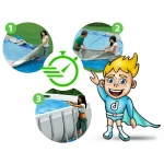 Basen ogrodowy stelażowy 671 x 366 x 132 cm 17w1 Bestway 56471