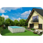 Basen ogrodowy stelażowy 732 x 366 x 132 cm 17w1 Bestway 56475 + hulajnoga GRATIS